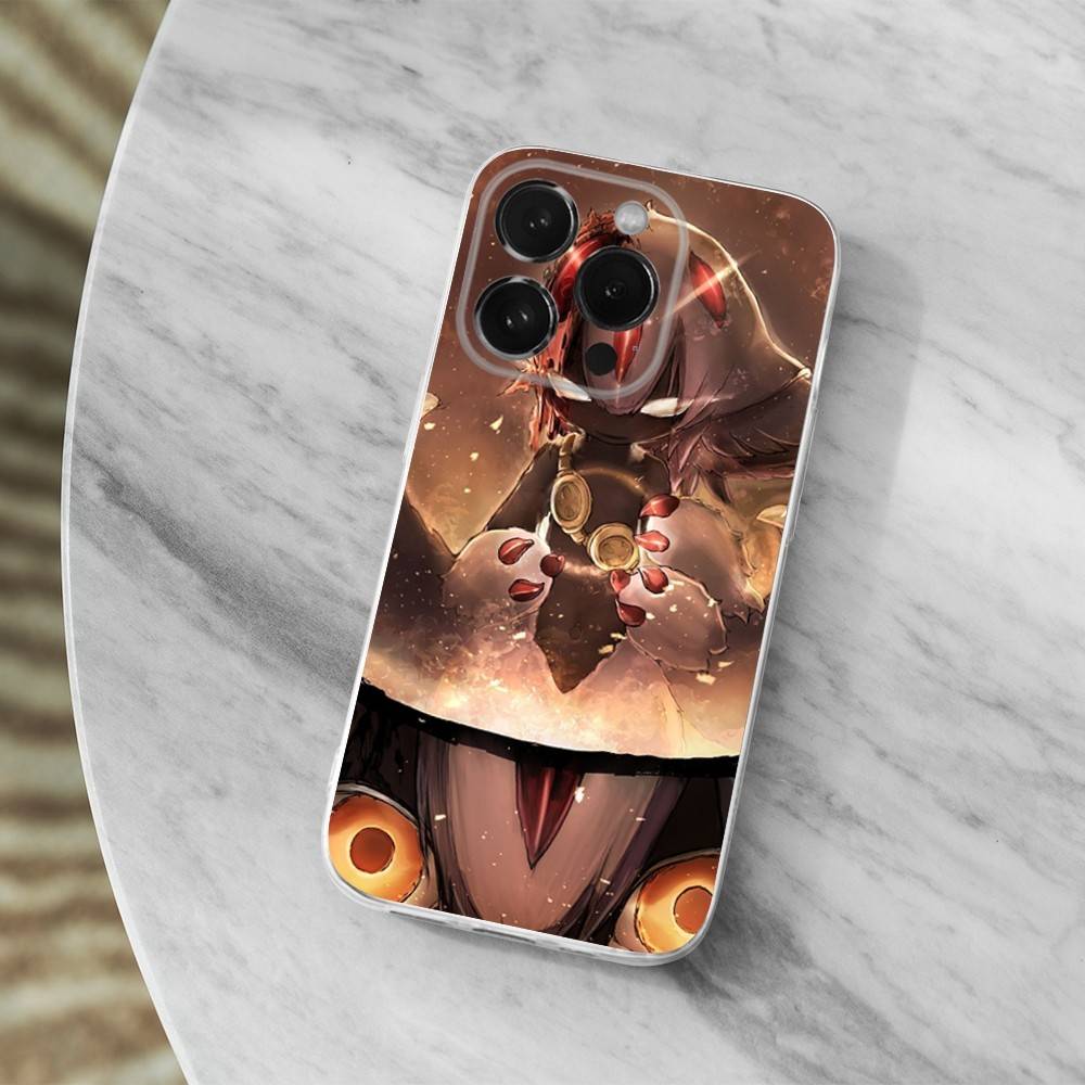 MADE IN ABYSS F-Faputa Phone Case For iPhone 16,15,14,13,12,11 Pro,Max,Plus,X,XS,XR,SE,Mini Transparent Soft Cover