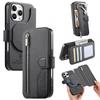 Magnetic 2-in-1 Phone Case IPhone 17 16 15 13 Card Slot Strong Adsorption PU Leather