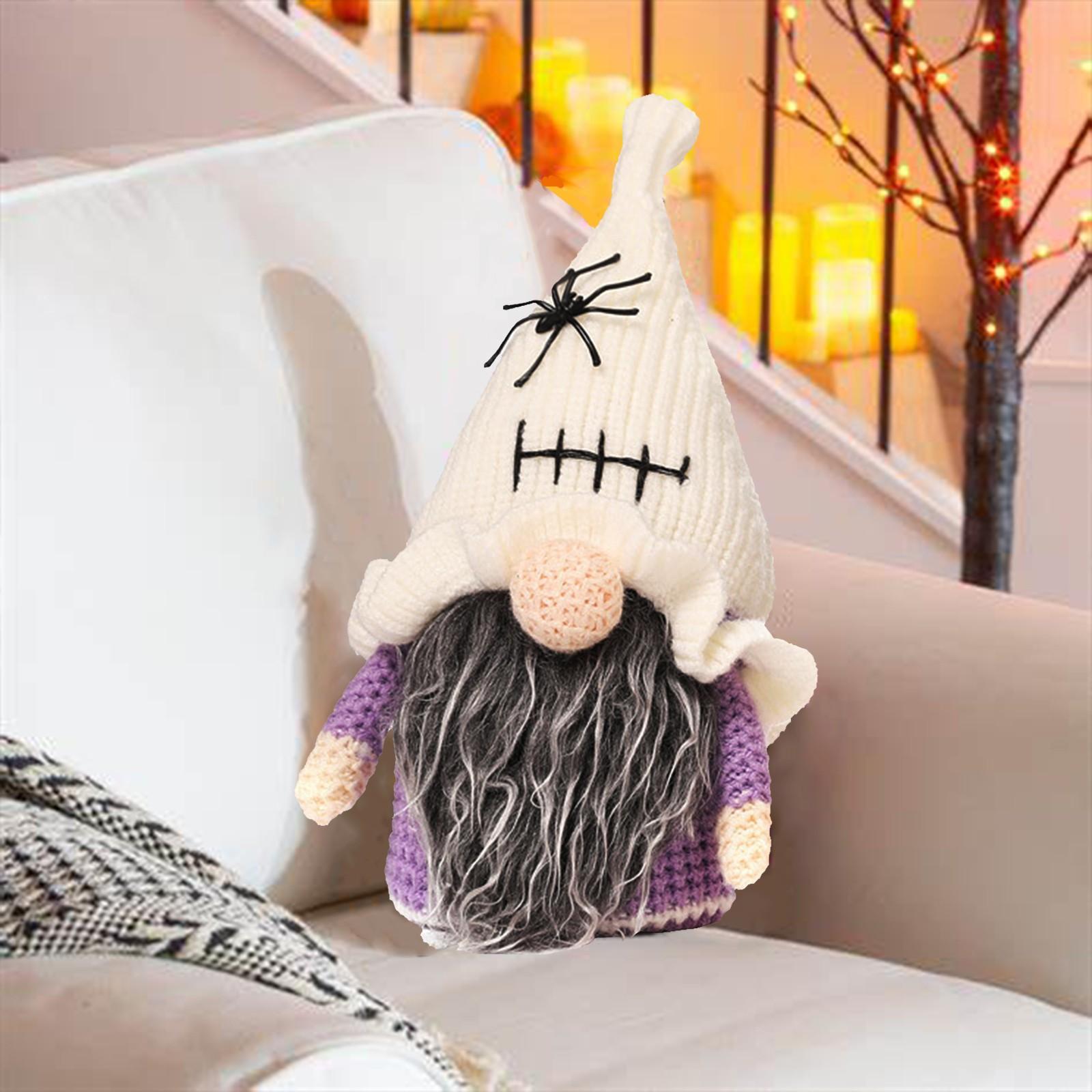 

Украшения на Хэллоуин Вязаная кукла Рудольф Безликая кукла Украшения для дома Торговый центр Украшение окна One Size