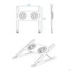 Adjustable Laptop Holder with Detachable Cooling Fan - Portable Stand for