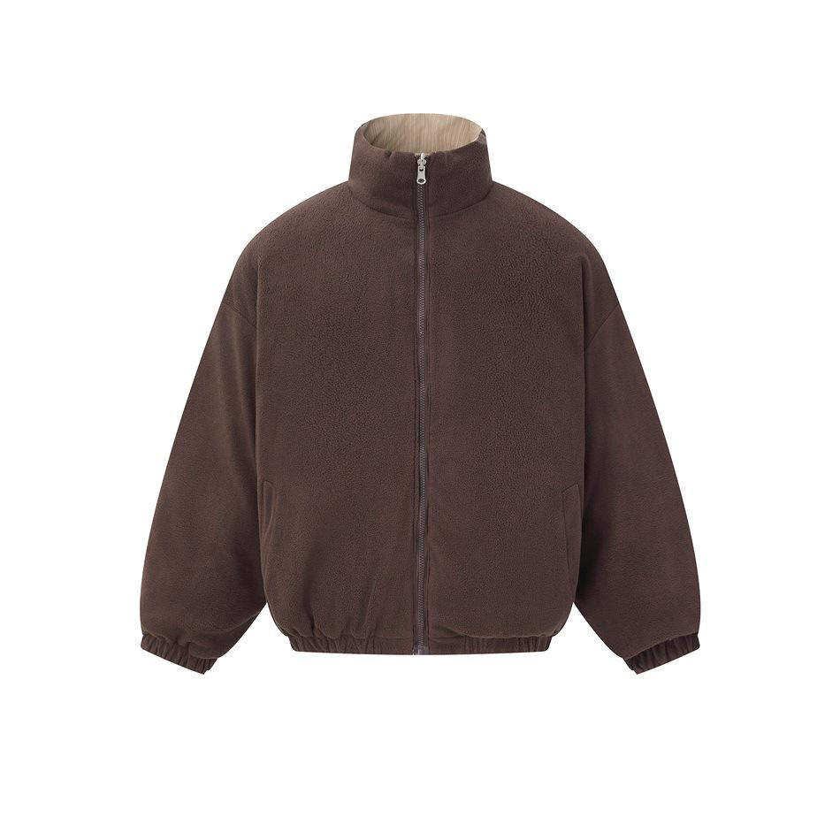 FORN3 Unisex Double-Sided Winter Cotton Jacket N1861 - Trendy Retro Workwear for Cold Weather