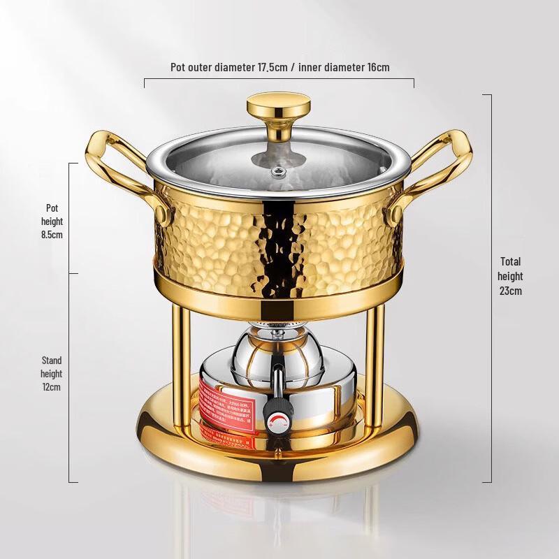Kangfutao 304 Stainless Steel Personal Hot Pot