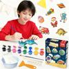 DIY Youth Stone Drawing Toys Graffiti Gypsum Drawing Educational Toys Handicraft Activity Games Dinosaur Decoration Set  Pod
