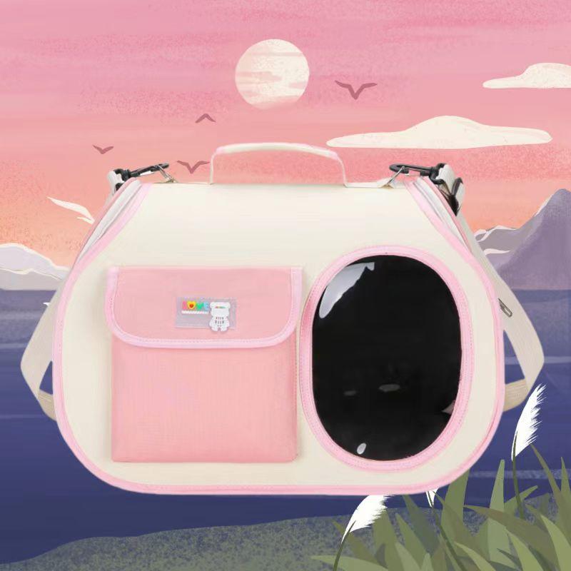 Cat Bag Pet Crossbody Bag Portable Pet Bag for Outings Breathable Large Space Cat and Dog Universal Bag Small Dog Travel Bag