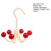 Clothes Hooks with 6 Claws Strong Load-bearing 360-Degree Rotatable Easy to Install Underwear Bags Hanger Closet Organizer