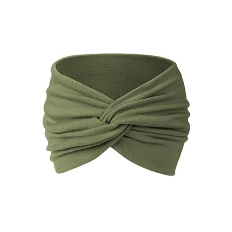 Bohemian Wide Yoga Sports Headbands for Women, Elastic Workout Hairbands & Fitness Hair Accessories