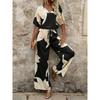 2026 New Spring/Summer Women's Fashion Casual Printed Ladies' Suit