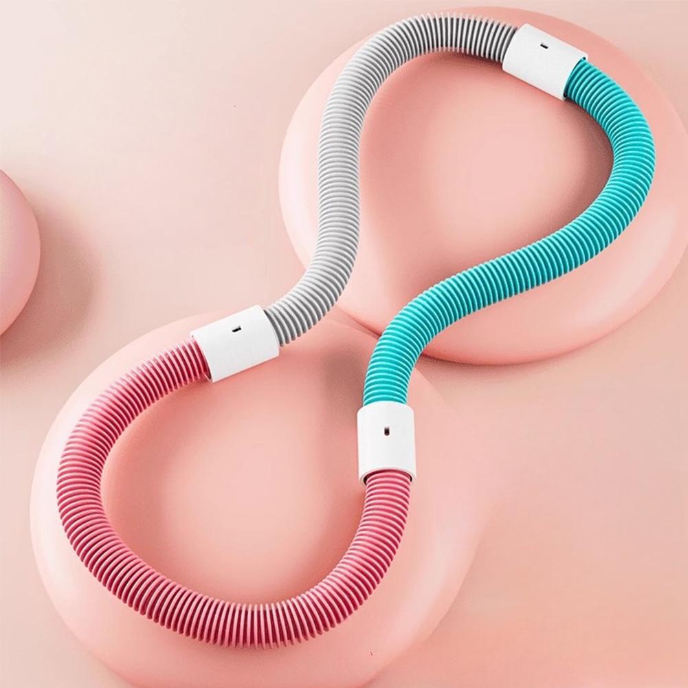 Weighted Fitness Hoop Quiet Design Foldable Waist Toning Hoop Belly Exercise Hoop Waist Training Circle for Home Gym