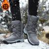 Winter Women Ankle Boots Keep Warm Women's Snow Boots Outdoor Slip On Platform Women's Hiking  Thickened Plush Women