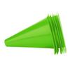 6pcs 18cm Soccer Training Cone Football Barriers Plastic Marker Holder Accessory (Red)