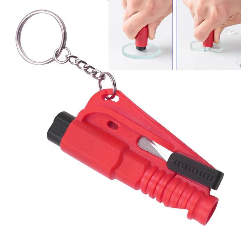 1PC Safety Hammer with Rescue Whistle, Car Escape Tool,2-in-1 Window Breaker Seatbelt Cutter, Compact Emergency Escape Tool for Car