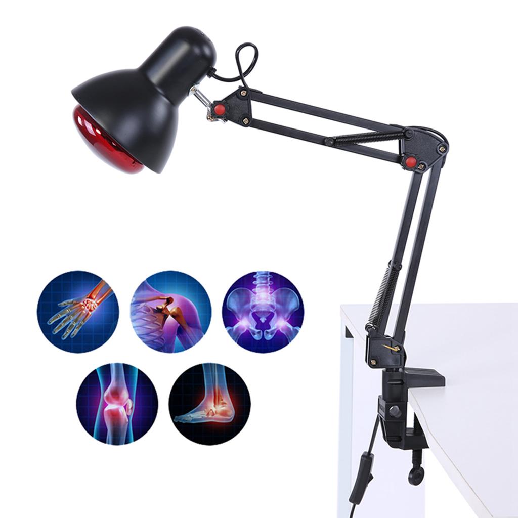 Lampa do fizjoterapii na podczerwień Terapia grzewcza Światło Ulga w bólu Opieka zdrowotna Czarny