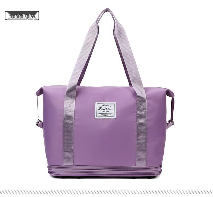 Wheeled Waterproof Travel Bag: Wet/Dry Separation, Large Capacity, Hand-Carry Luggage, Maternity, Business Trip