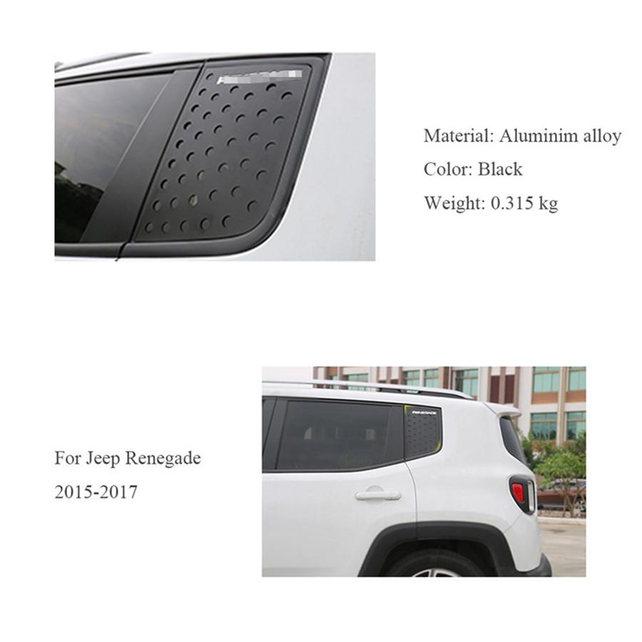 Kryt ozdobné lišty trojúhelníkové desky skla zadního okna automobilu pro Jeep Renegade 201