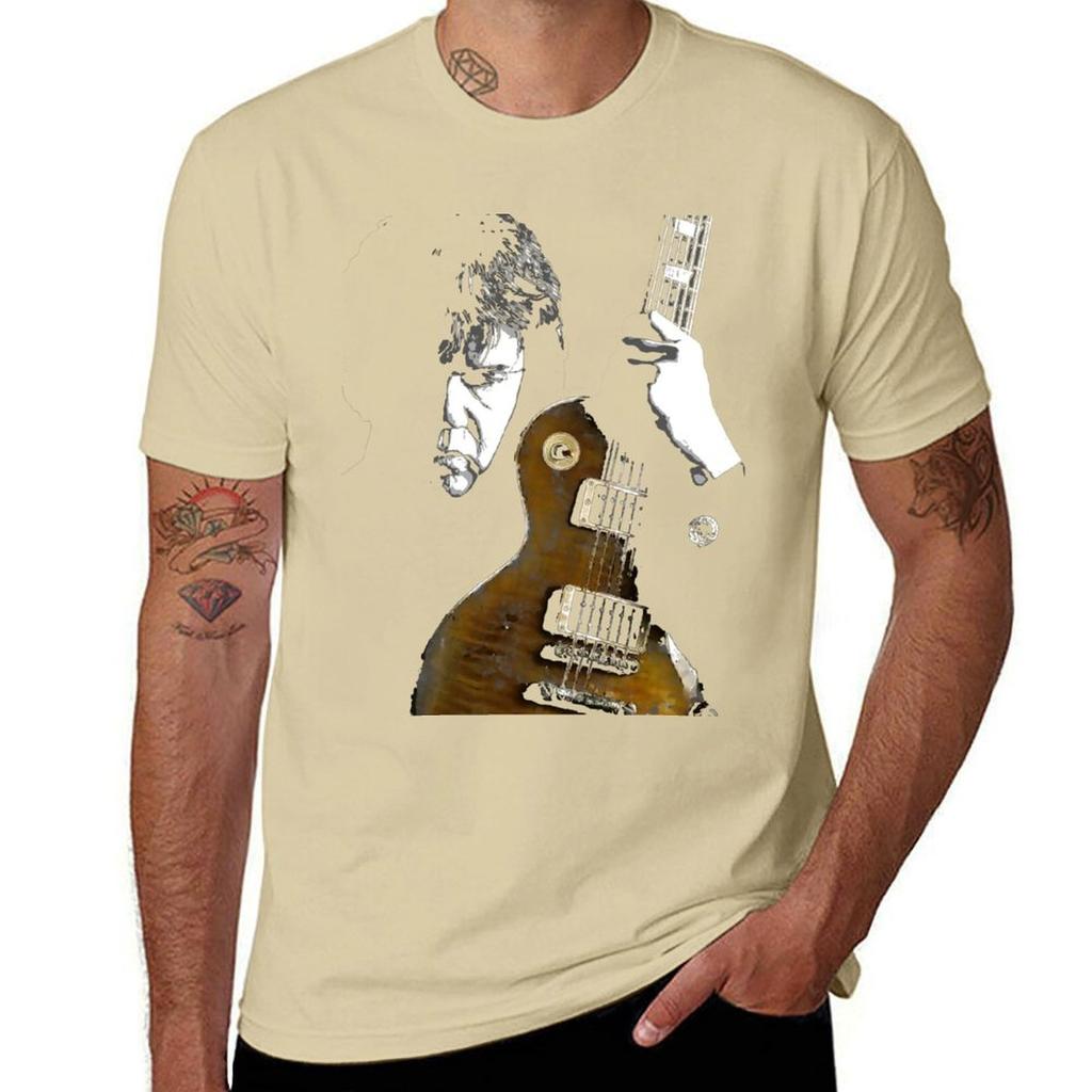 T-shirt Gary Moore Oversize Ragazzo Bianchi Anime Top Estivi Felpe Unisex