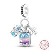 copper Camera Pendant Charm Fashion Travel Collection Bead Charms Compatible With Womens Bracelets Do It Yourself Jewellery Gifts