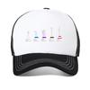 Chess Jiu Jitsu Cap Fashion Vintage Mesh Baseball Caps Outdoor Casual Adjustable Breathable Trucker Hats Fashion Sun Hat
