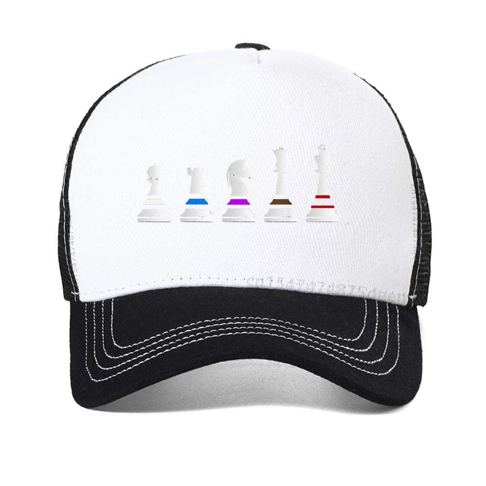 Chess Jiu Jitsu Cap Fashion Vintage Mesh Baseball Caps Outdoor Casual Adjustable Breathable Trucker Hats Fashion Sun Hat