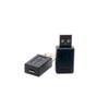 Micro USB Female to USB OTG Adapter for Android Phone Charging - Black