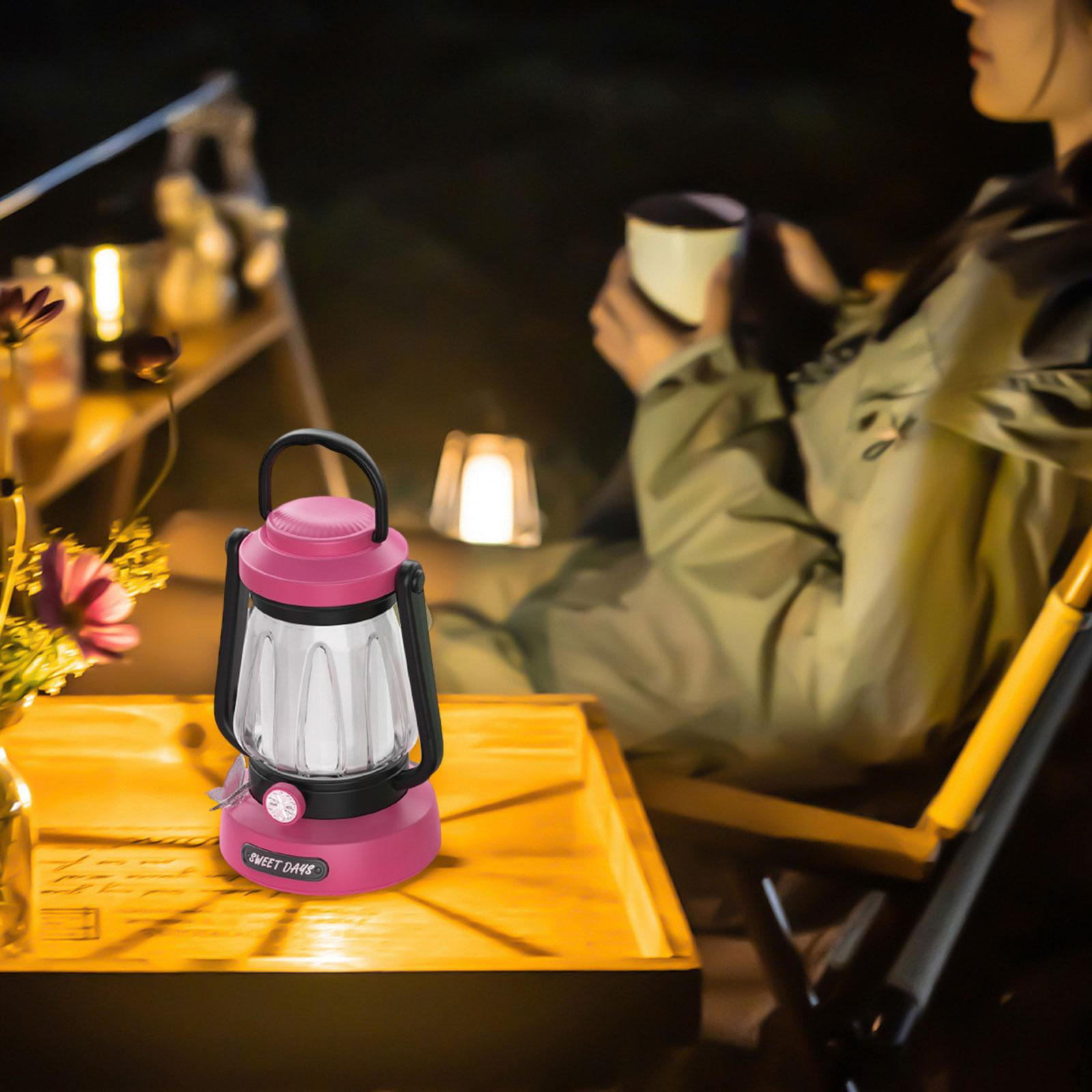 

Camping Lantern Compact Ambient Light USB Rechargeable Tent Lamp LED for Outdoor