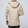 Men's Autumn and Winter New Fleece Thickened Casual Jacket, Youth Outdoor Enlarged Medium and Long Trench Coat Men's Coat