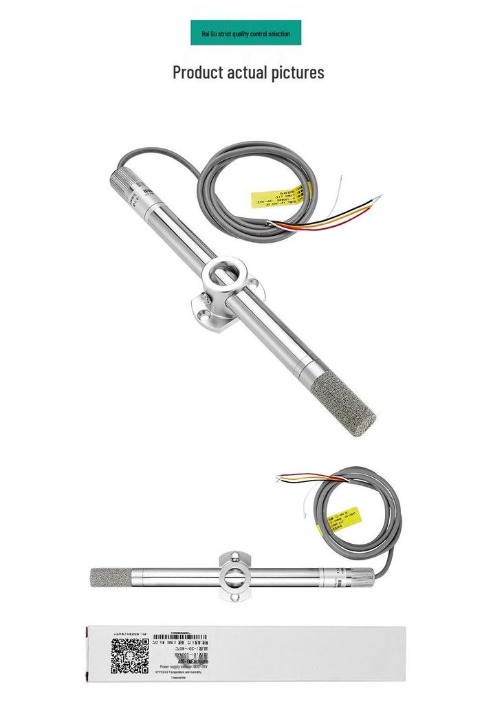 High Precision RS485 Stainless Steel Temperature & Humidity Transmitter