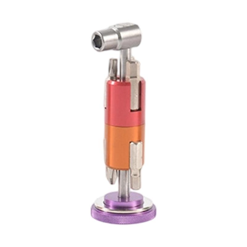 Aluminum Alloy Bike Bicycles Invisible Repair Tool Set High Strength Crankset Wrench Portable Cycle Repairing Fix Tool