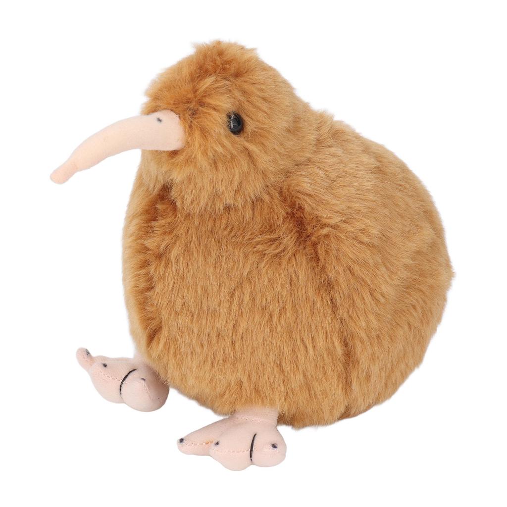 7.9inch Kiwi Bird Stuffed Toy Soft Cute Lifelike Portable Standing Plush Animal Toy for Kids Toddlers