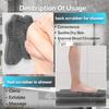 Silicone Shower Foot Scrubber Cleaner & Massager – Non-Slip Exfoliating Foot Mat for Bathroom Floor – Removes Dead Skin, Calluses & Stimulates Blo