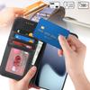 For iPhone 17 Pro Max Case R61 Texture Wallet Leather Flip Phone Cover with Wrist Strap