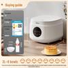 Midea Smart Multi-functional 3L Mini Rice Cooker CN plug (adapter included)