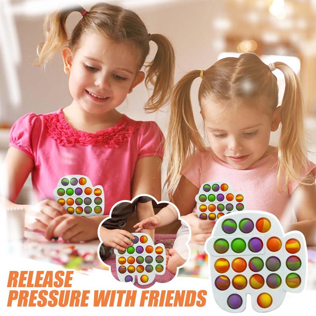 Children's Fingertip Push-Silicone Desktop Stress Relief Sensory Toys