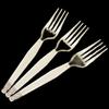 Disposable Plastic Forks, Large, Individually Wrapped with Tissue (100 Count)