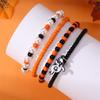 Rice Beaded Bracelet for Women Men Halloween Hip Hop Bracelets Set Jewelry Gift