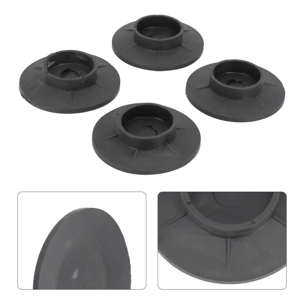 Feet Pads Washing Machine Feet Pads 4pcs Anti-Vibration Black