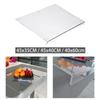 Transparent Cutting Board with Edges Countertop Protector Acrylic for Household