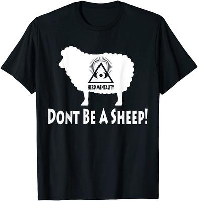 Seien Sie kein Schaf. Cooles Design. Tolles Premium-Unisex-T-Shirt