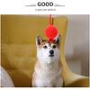 ABOOFAN Dog Ball On a Rope Rubber Rope Balls Tug Ball Toy for Medium and Small Dog Chew, Pull, Throw, Tug