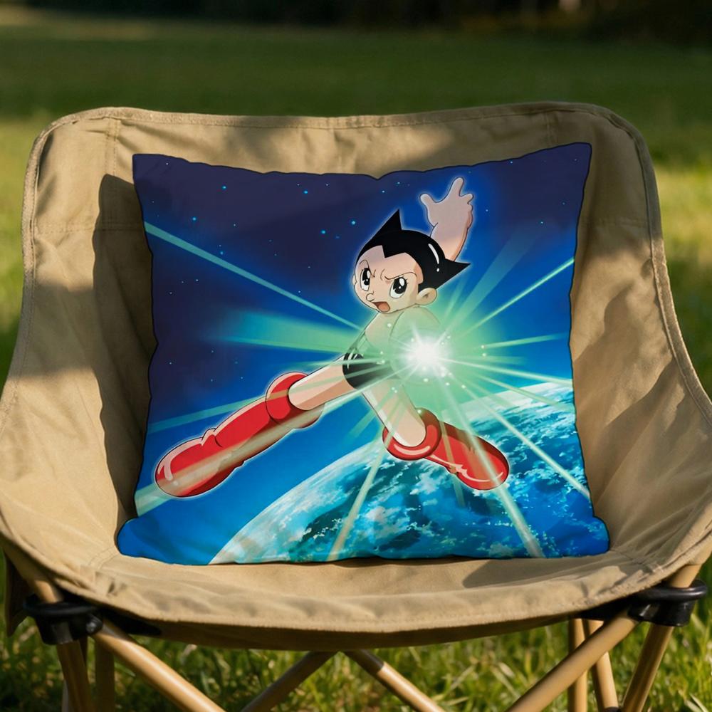 

Cartoon AAstroboyS Cushion Cover Soft Reversible Durable Pillow Cover MultiScene Use for Home Car Daily Comfort 30X30cm