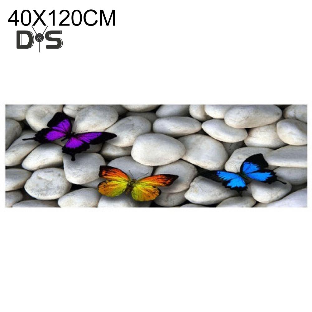 DYS Home Decor Cobblestone Butterfly Pattern Floor Mat Bathroom Non-slip Absorbent Rug Carpet
