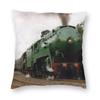 The  Train Square Pillowcase Polyester Linen Velvet Printed Zip Decorative Throw Pillow Case Sofa Cushion Cover