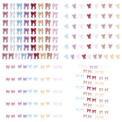 50 Pezzi Fiocchi 3D Decorazioni per Unghie Charms Fiocchi 3D Colorati Accessori per Unghie per Disegni Nail Art Artigianato Fai da Te