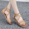 Women'S Plus Size Sandals Open Toe Thick Sole Soft Sole Roman Sandal Summer Streetwear Comfy Sandalias De Mujer Verano 2026