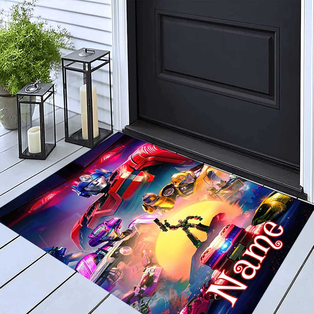 Love Transformers (20) Customize your name rug, office chair cushion, home bedroom living room gift.