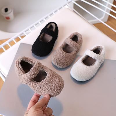 Warm Bean Shoes Winter Princess Shoes