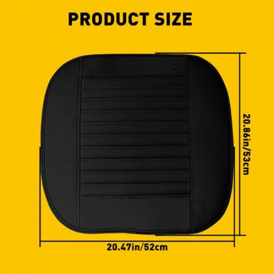 Replace Car Front Seat Cover Leather Universal Black Car Auto Luxury Accessories