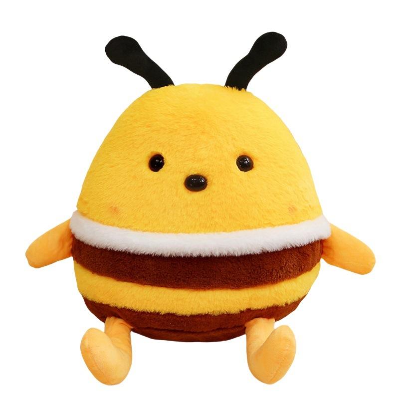 Cute chubby little bee doll plush toy bee doll children soothing rag doll girl birthday gift