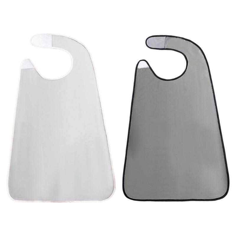 Waterproofing Adult Dining Bib Scarf for Elderly Comfortable Reusable Clothing Protector Fashionable