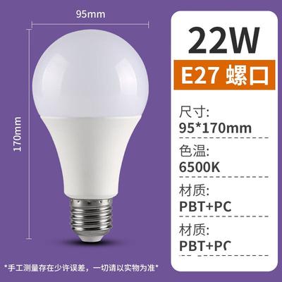 Lampadina LED Nufeng 22W Attacco a Vite Tipo A