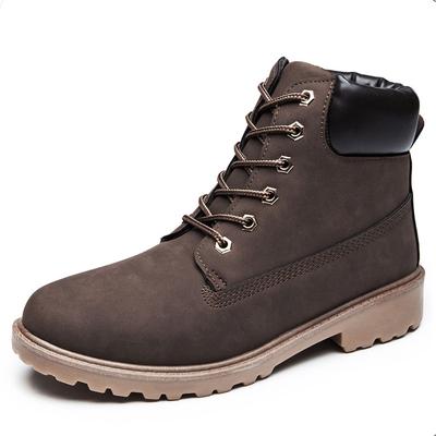Moda Botas Masculinas Moda Sapatos Outono Inverno Para Homens Botins Pelúcia Tamanho 37-46 Botas Hombre Borrachas Botins Masculinos Casuais